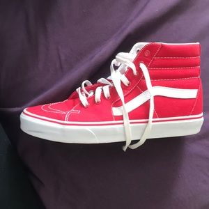 red high top vans
